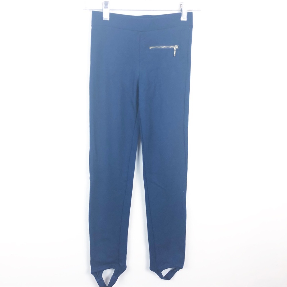 Just For Me Blue Stirrup Leggings 10-11Yrs